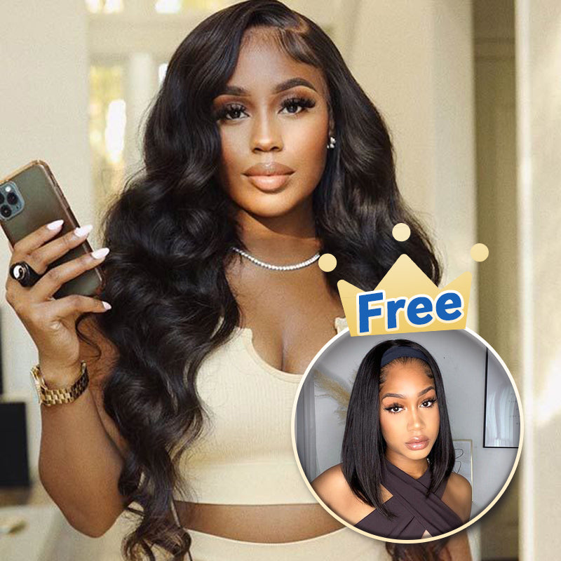 BOGO 13x6 Body Wave Lace Front Human Hair Wig CheetahBeauty Hair