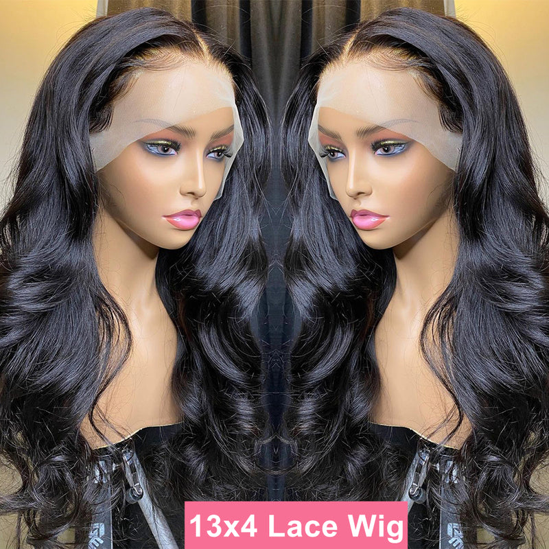 Body Wave 13x4/13x6 HD Transparent Lace Front Wig 100% Virgin Human Hair