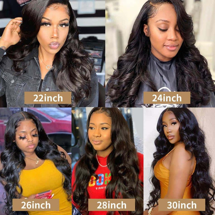 Body Wave 360 Lace Front Wig CheetahBeauty 100% Human Virgin Hair 180 Density 