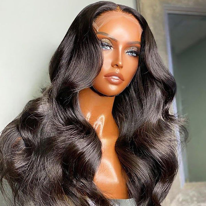 Body Wave 5x5/6x6 HD Transparent Lace Closure Wig 100% Virgin Human Hair