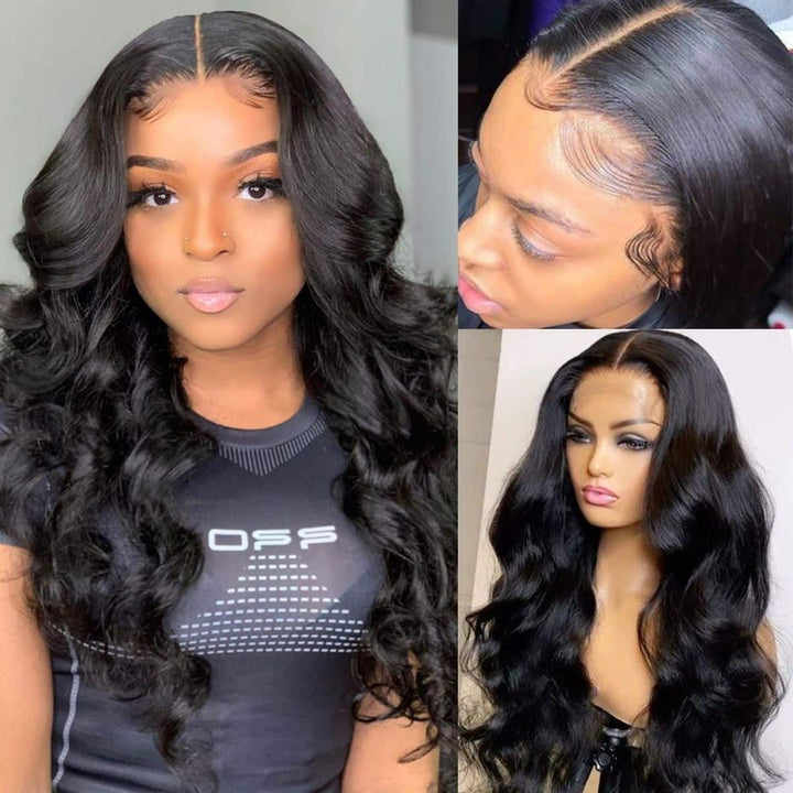 Body Wave 5x5/6x6 HD Transparent Lace Closure Wig 100% Virgin Human Hair