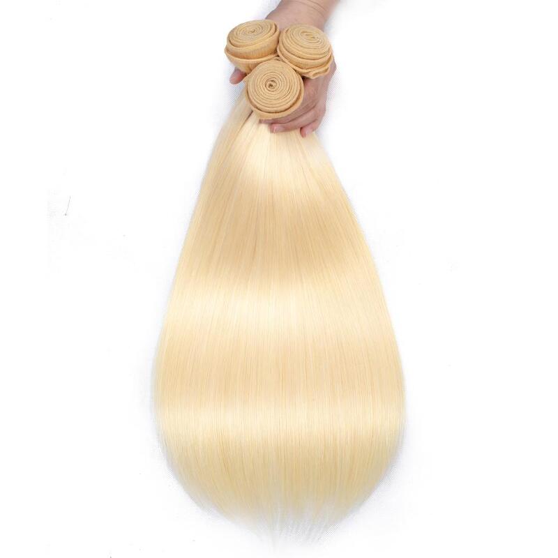 #613 Blonde Straight 1 Bundle 100% Human Hair Extension