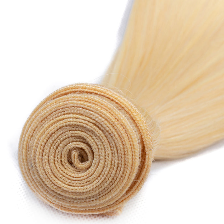 #613 Blonde Straight 1 Bundle 100% Human Hair Extension