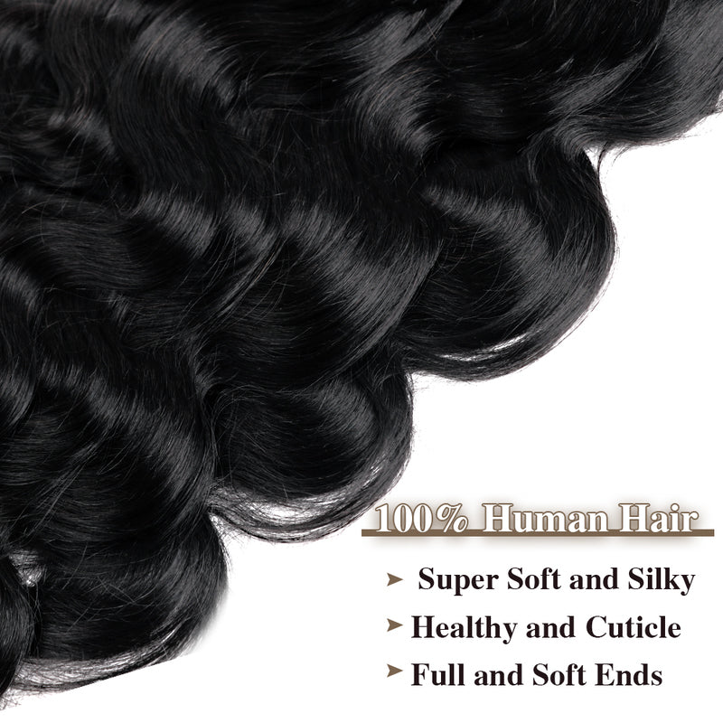 Fast Shipping |  Body Wave Seamless Clip-Ins Hair Extensions 100% Human Hair 8 Pieces/Set