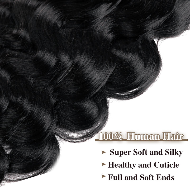 8 Pieces/Set Body Wave Clip-Ins Hair Extensions Clip In Human Hair Extension