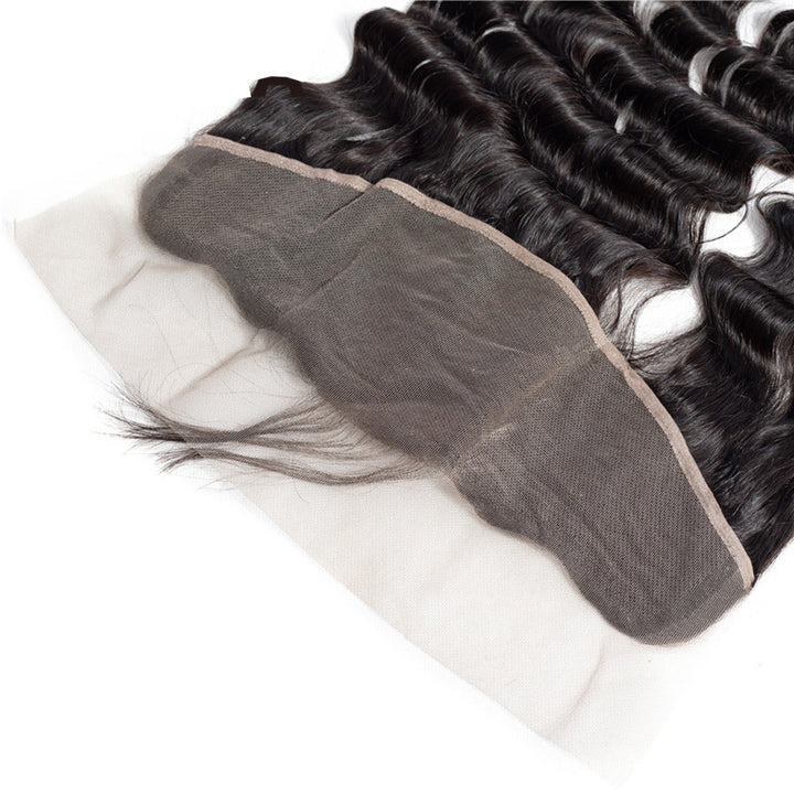 Loose Deep 13x4/13x6 Ear To Ear Lace Frontal 100% Virgin Human Hair Frontal