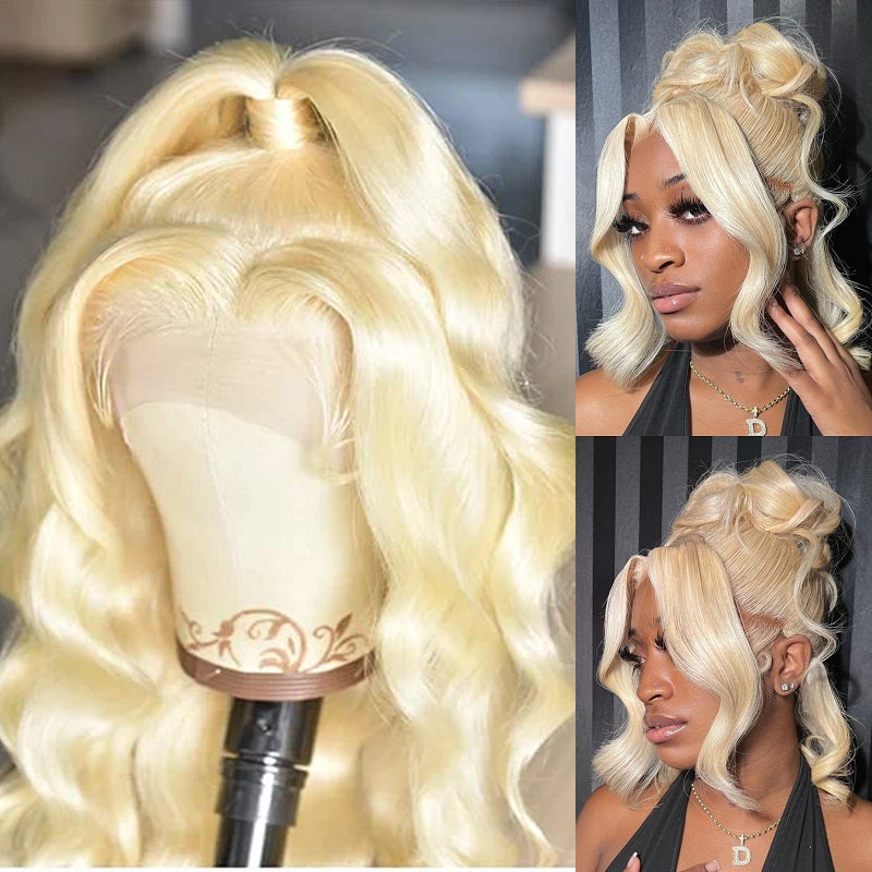 #613 Full Lace | 613 Blonde Body Wave Full Lace Wig 100% Virgin Human Hair