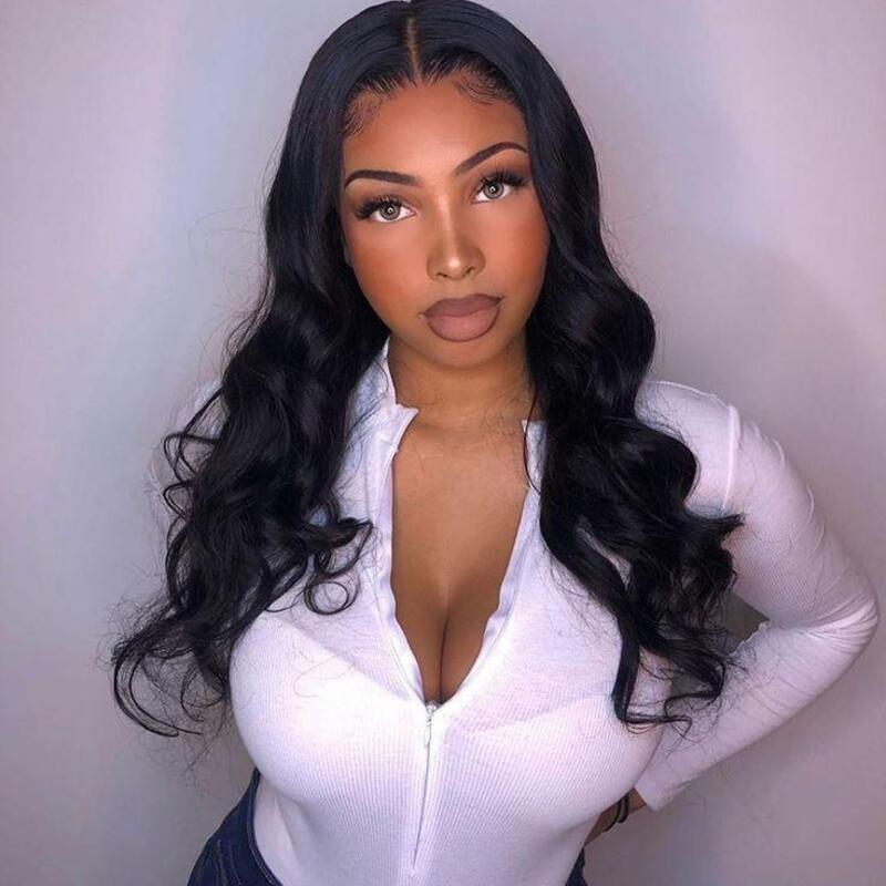 Body Wave 4x4 HD Transparent Lace Closure Wig 100% Virgin Human Hair