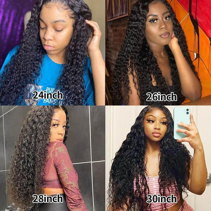 Deep Curly 13x4/13x6 HD Transparent Lace Front Wig 100% Virgin Human Hair