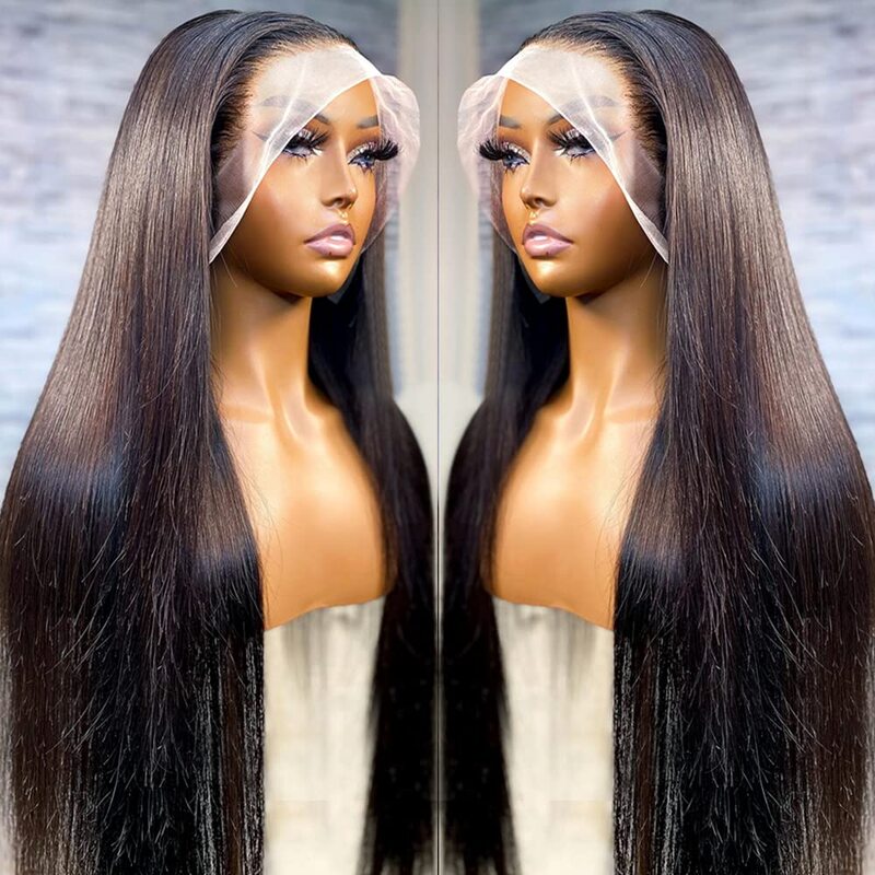 250% High Density Straight 13x6 Full Lace Frontal Human Hair Wigs