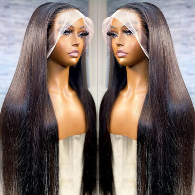 Full Frontal | 13x6 Straight HD Transparent Lace Front Wig 100% Virgin Human Hair