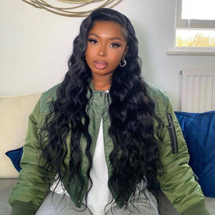 Loose Deep 13x4/13x6 HD Transparent Lace Front Wig 100% Virgin Human Hair