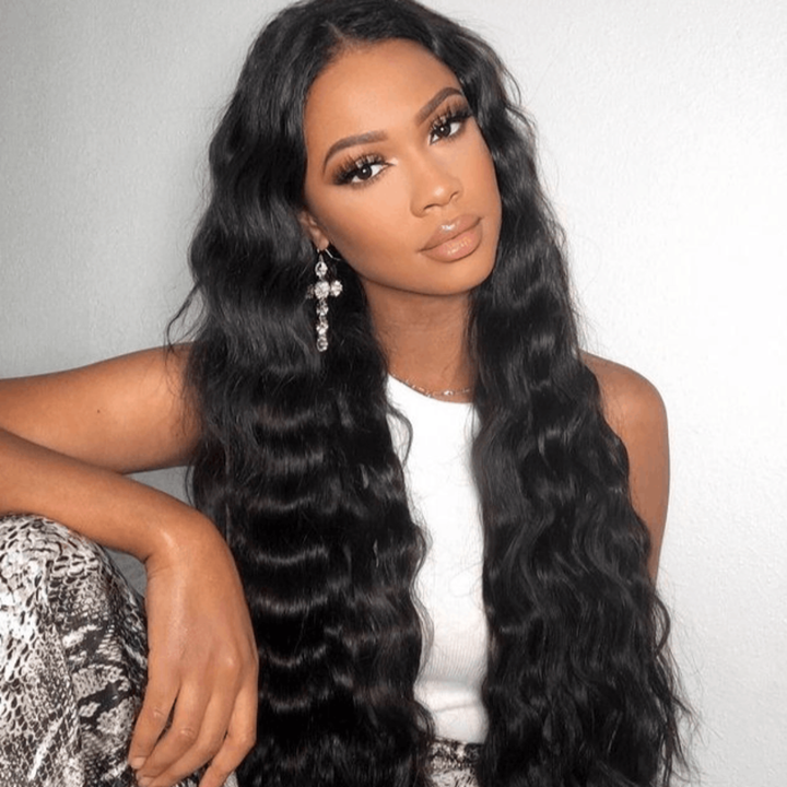 Loose Deep 13x4/13x6 HD Transparent Lace Front Wig 100% Virgin Human Hair