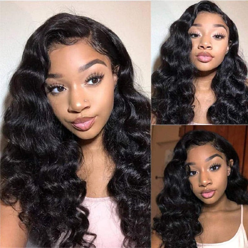 Loose Deep HD Lace Closure Wig 100% Cuticle Aligned Virgin Human Hair