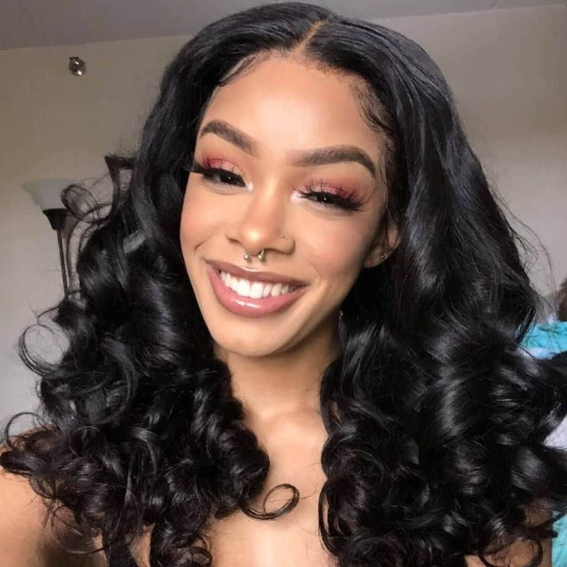 Loose Wave HD Lace Frontal Wig 100% Virgin Human Hair