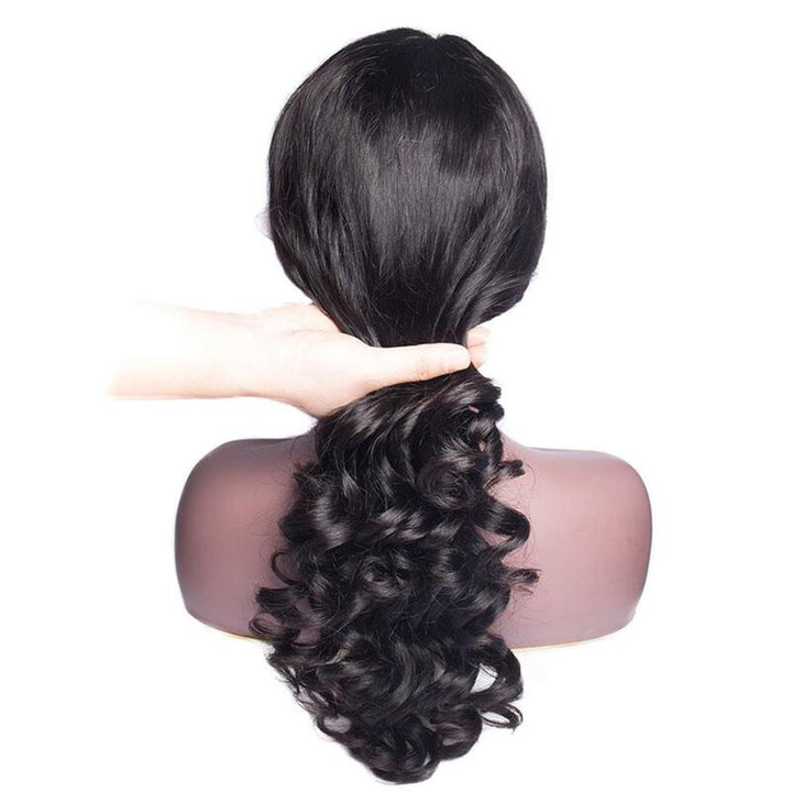 oose Wave 4x4 HD Transparent Lace Closure Wig 100% Virgin Human Hair