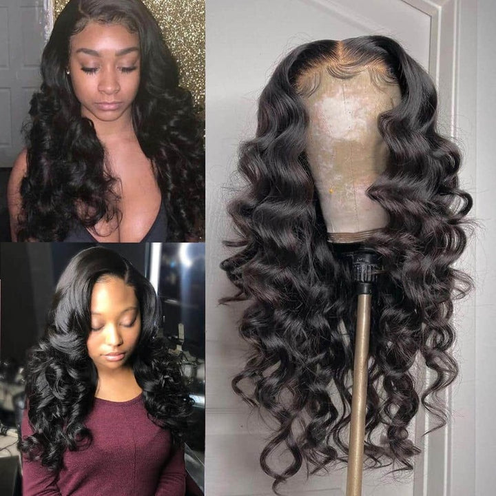 Loose Wave HD Transparent Full Lace Wig CheetahBeauty 100% Virgin Human Hair