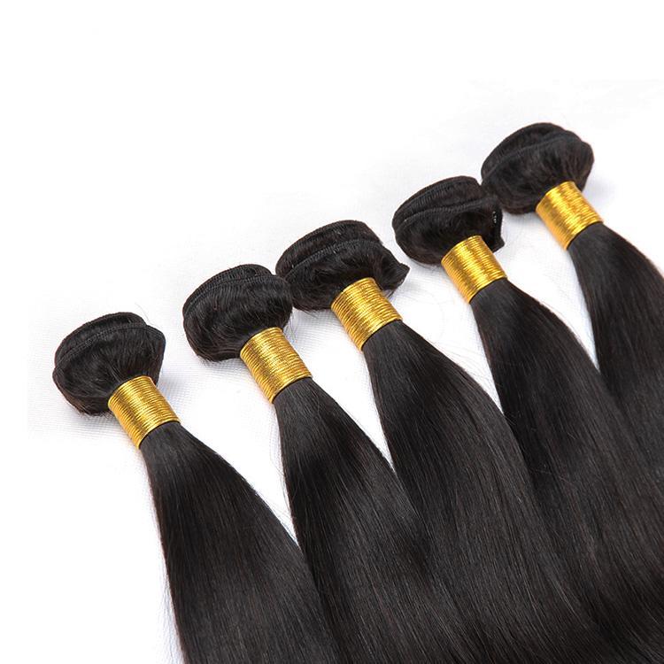 Straight Double Drawn Bundles 12A Grade Virgin Hair Bundles 