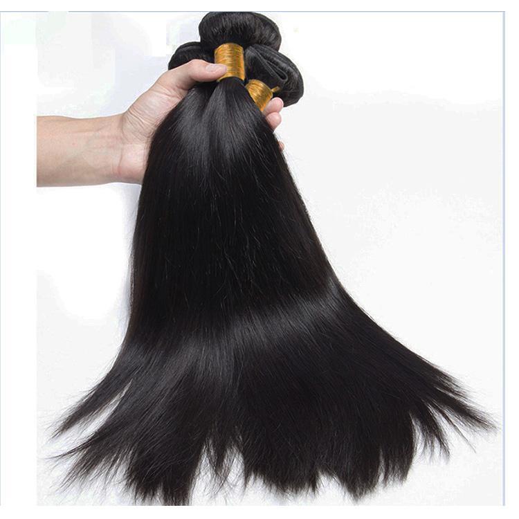 Straight Double Drawn Bundles 12A Grade Virgin Hair Bundles 