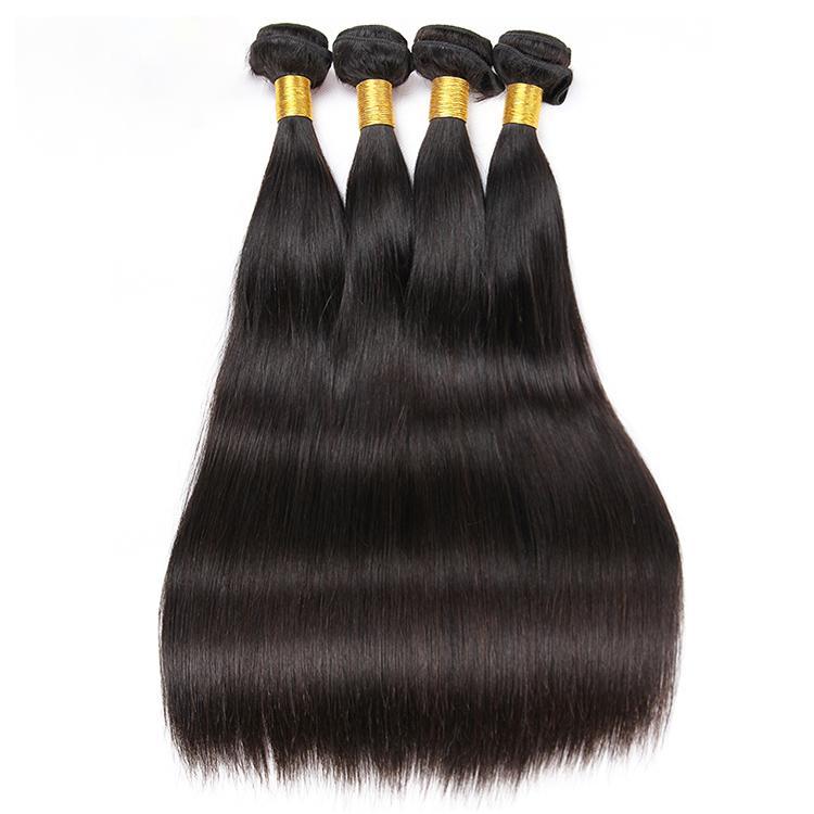 Straight Double Drawn Bundles 12A Grade Virgin Hair Bundles 