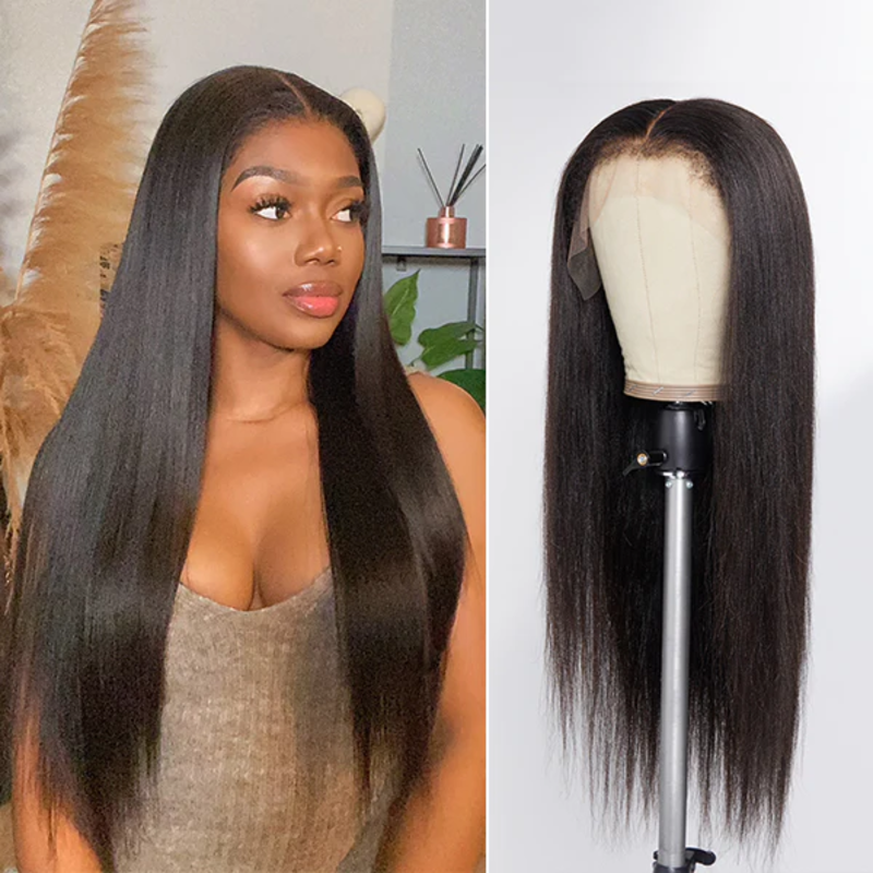 Type 4C Edge Hairline Straight 13x4/13x6 Glueless Lace Frontal Wigs