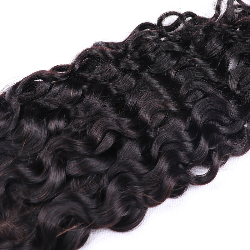 Cheetahbeauty Water Wave Transparent Lace Closure Pre-plucked With Baby Hair